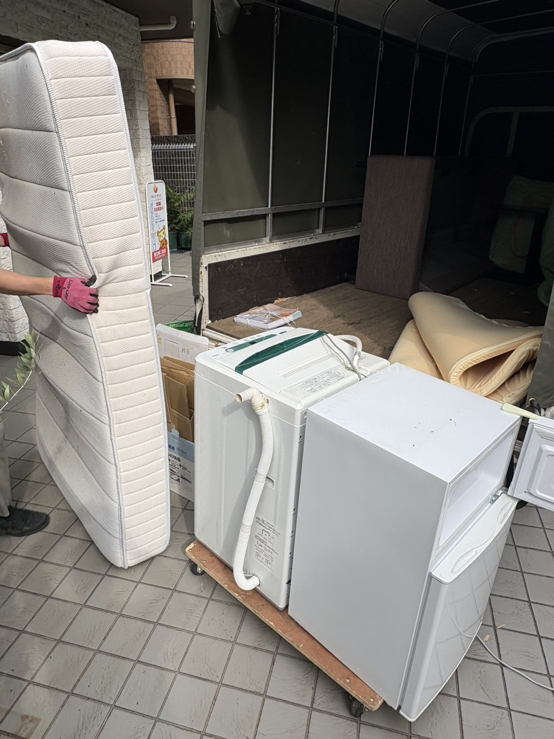 搬出を始める前の状態